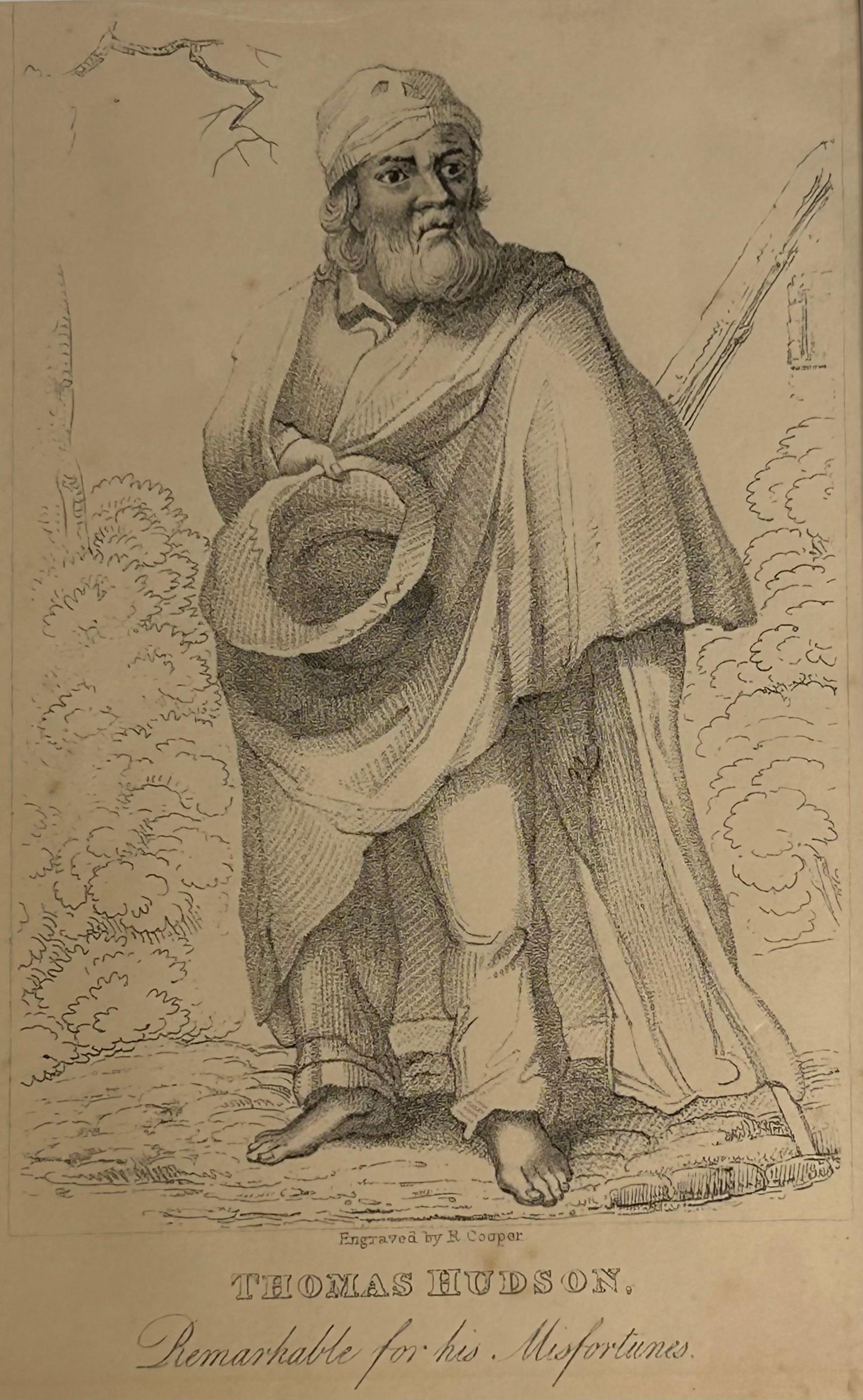 Unknown Figurative Print - Thomas Hudson - Remarkable for his Misfortunes