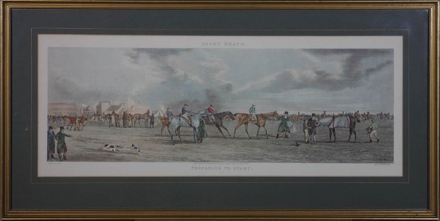Unknown Figurative Print - Thomas Sutherland (1785â€“1838) - A Pair of Aquatints - Racing Scenes