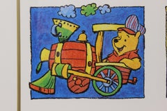 "Three Cheers For Pooh!" Gilt Framed Colour Print