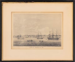 Trois vues de Brooklyn et de New York – Estampes du XIXe siècle