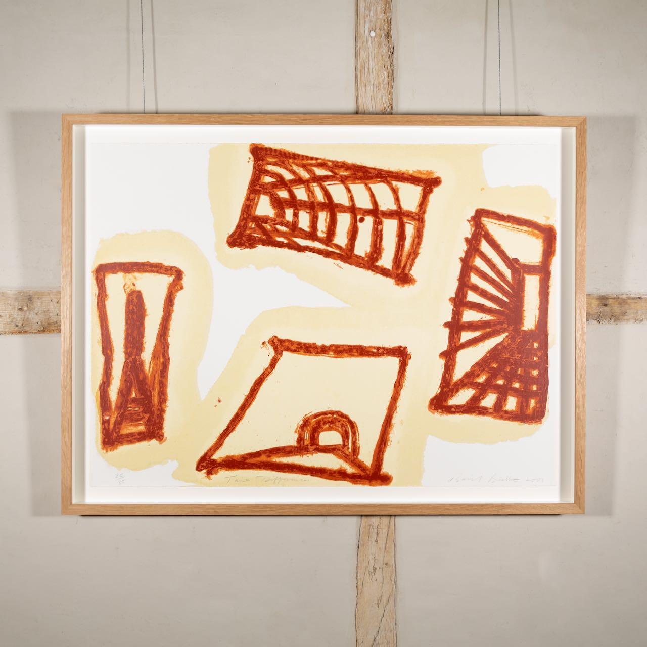Time Differences by Basil Beattie, 2001

Additional information:
Medium: screenprint
58.4 x 78.7 cm
23 x 31 in
signed, dated, titled and numbered 28/35 in pencil

English painter and printmaker. He studied at West Hartlepool College of Art (1950-55)