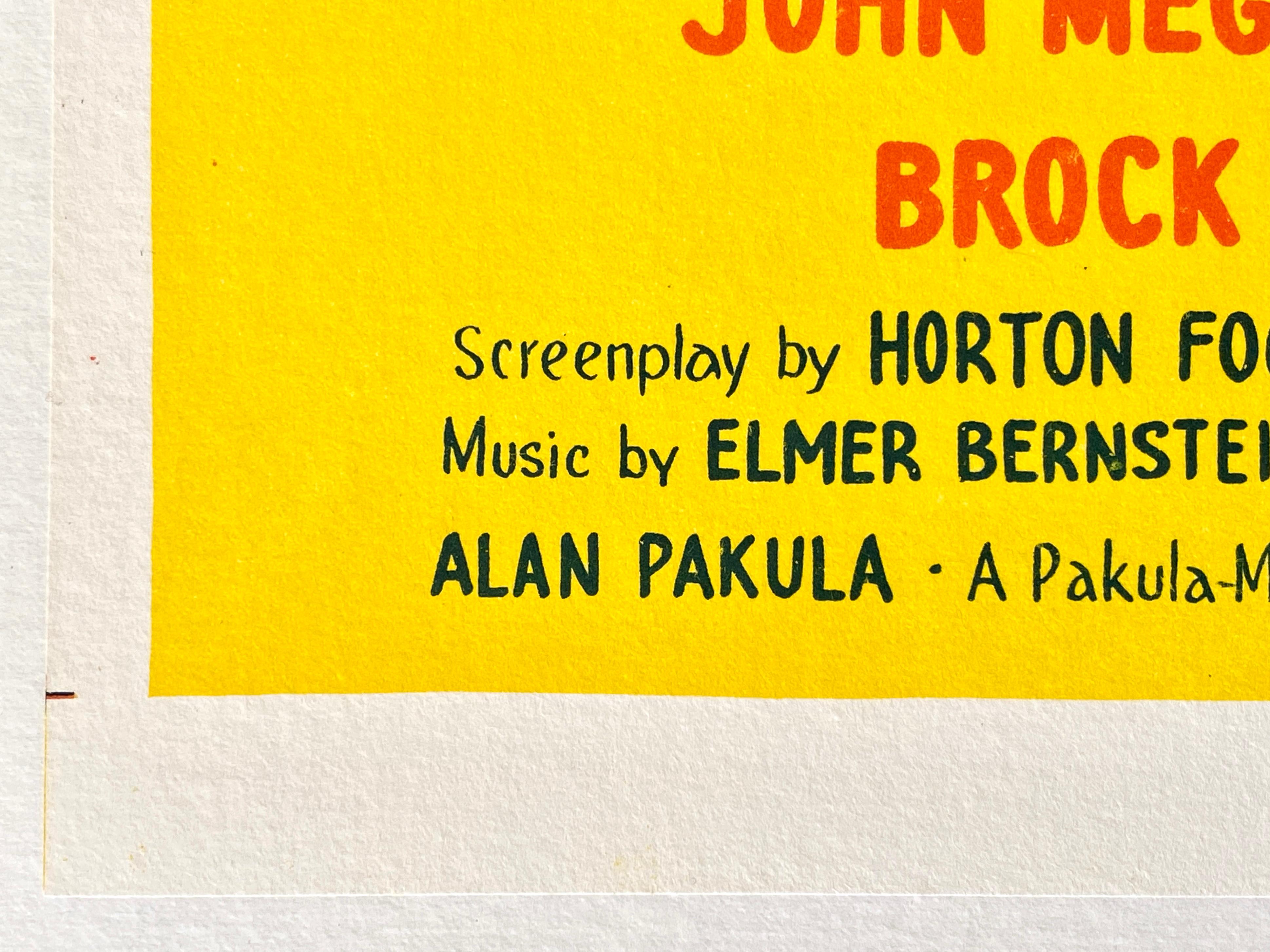 Affiche originale du film australien Daybill « To Kill a Mockingbird » (Tuer un coq), 1964 en vente 5