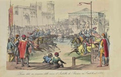 Antique Tournament - Lithograph - 1862