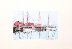 Tranquility, Modern Screenprint by Biagio Civale
