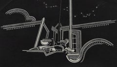 Trevor Frankland (1931-2011) - Linograbado del siglo XX, Naturaleza muerta abstracta