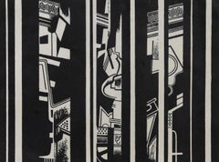 Trevor Frankland (1931-2011) - 20th Century Linoprint, Window Glimpse