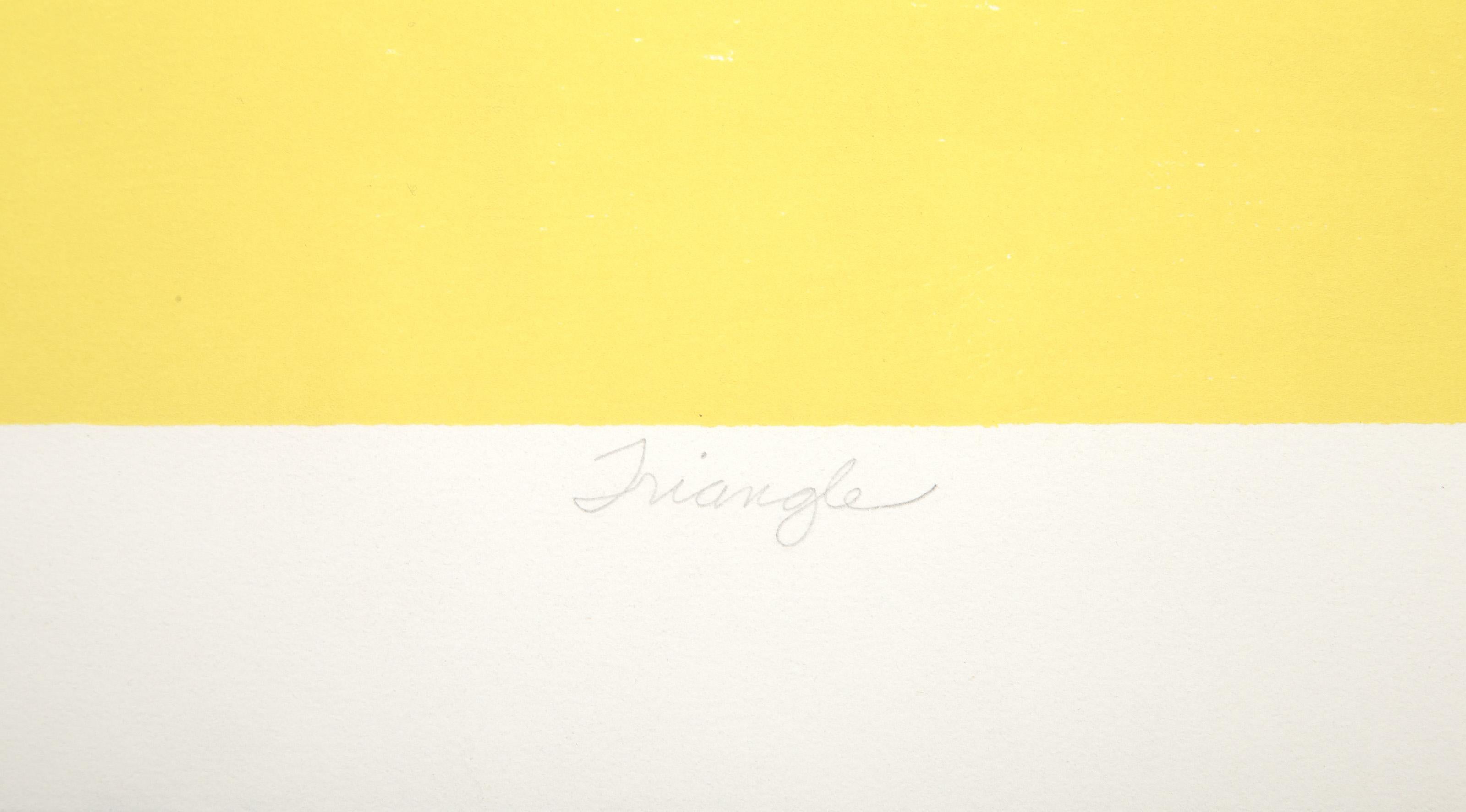 Triangle, gravure en taille-douce avec aquatinte de Joe Durante en vente 4