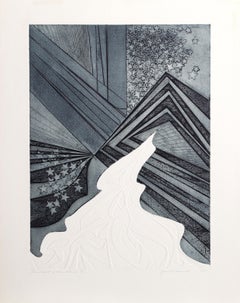 Twilight of the Stars, Abstract Etching by Jim McCormick