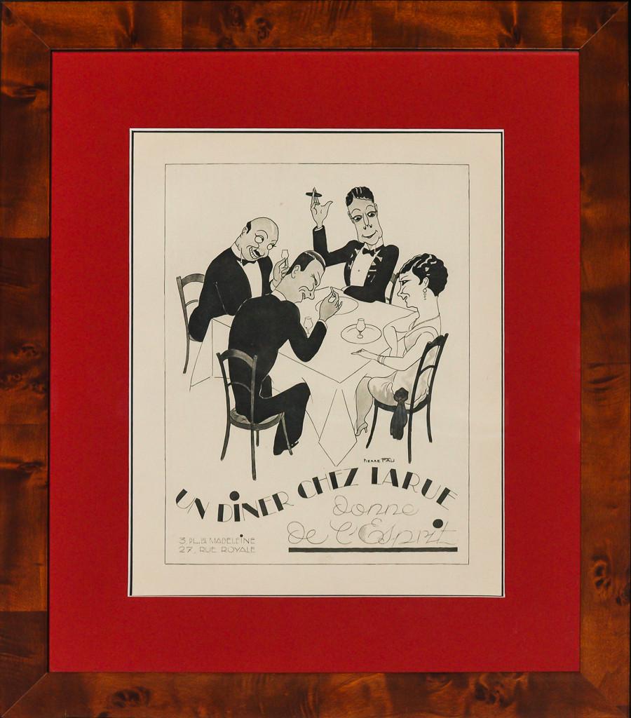 "Un Diner Chez Larue" - Print by Unknown