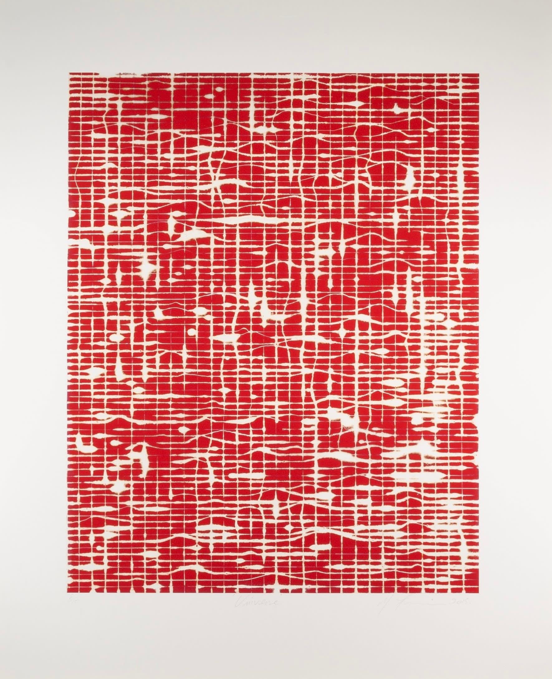 Universum III von Mark Francis, 2015

Zusätzliche Informationen:
Medium: Archivtintenstrahl
106 x 88 cm
41 3/4 x 34 5/8 in
signiert, betitelt, datiert und nummeriert mit Bleistift
