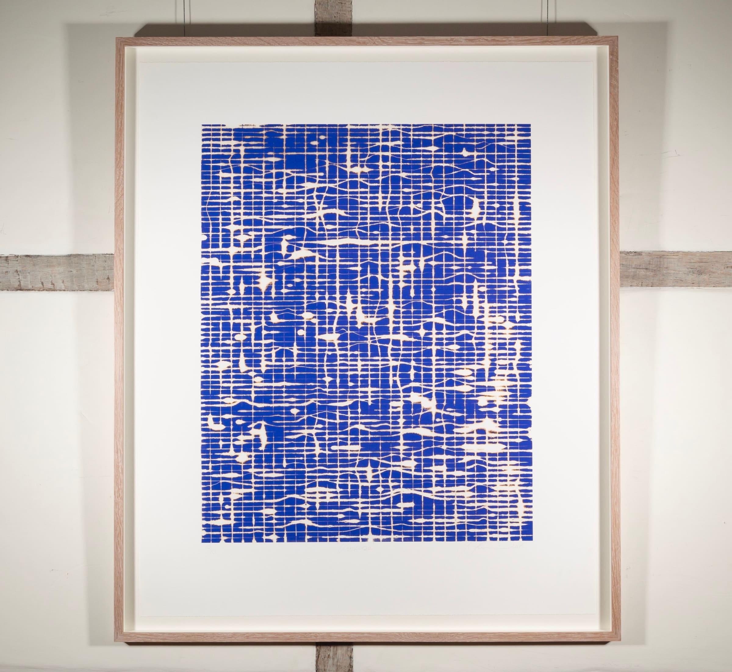 Universum IV (Blau) von Mark Francis, 2015 im Angebot 1