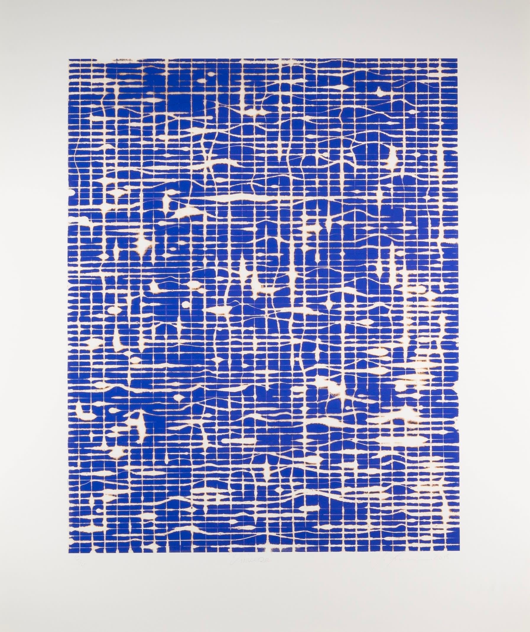 Universum IV (Blau) von Mark Francis, 2015

Zusätzliche Informationen:
Medium: Archivtintenstrahl
106 x 88 cm
41 3/4 x 34 5/8 Zoll