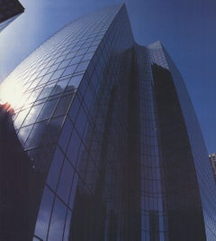 Unknown 'Look at Audi' Vintage Blau Offset Lithographie