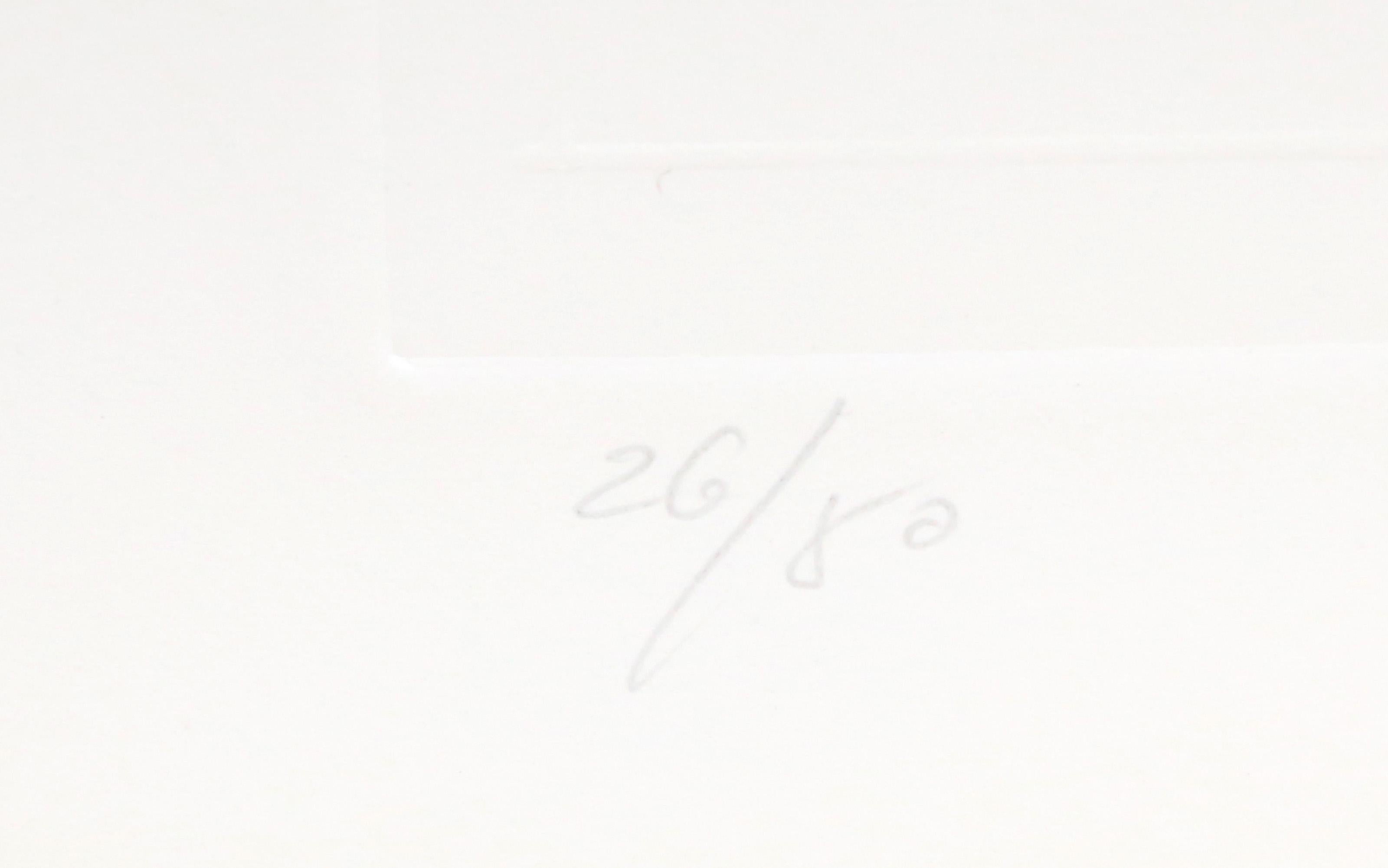 Untitled 2, taille-douce conceptuelle de Shlomo Koren - Print de Unknown