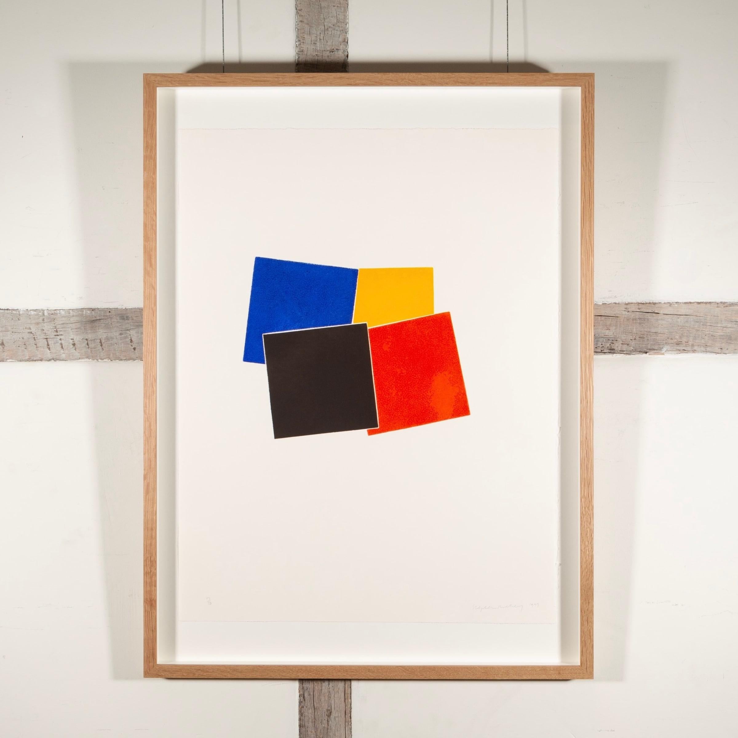 Untitled (Coloured Squares) by Stephen Buckley, 1999 - Print by Unknown