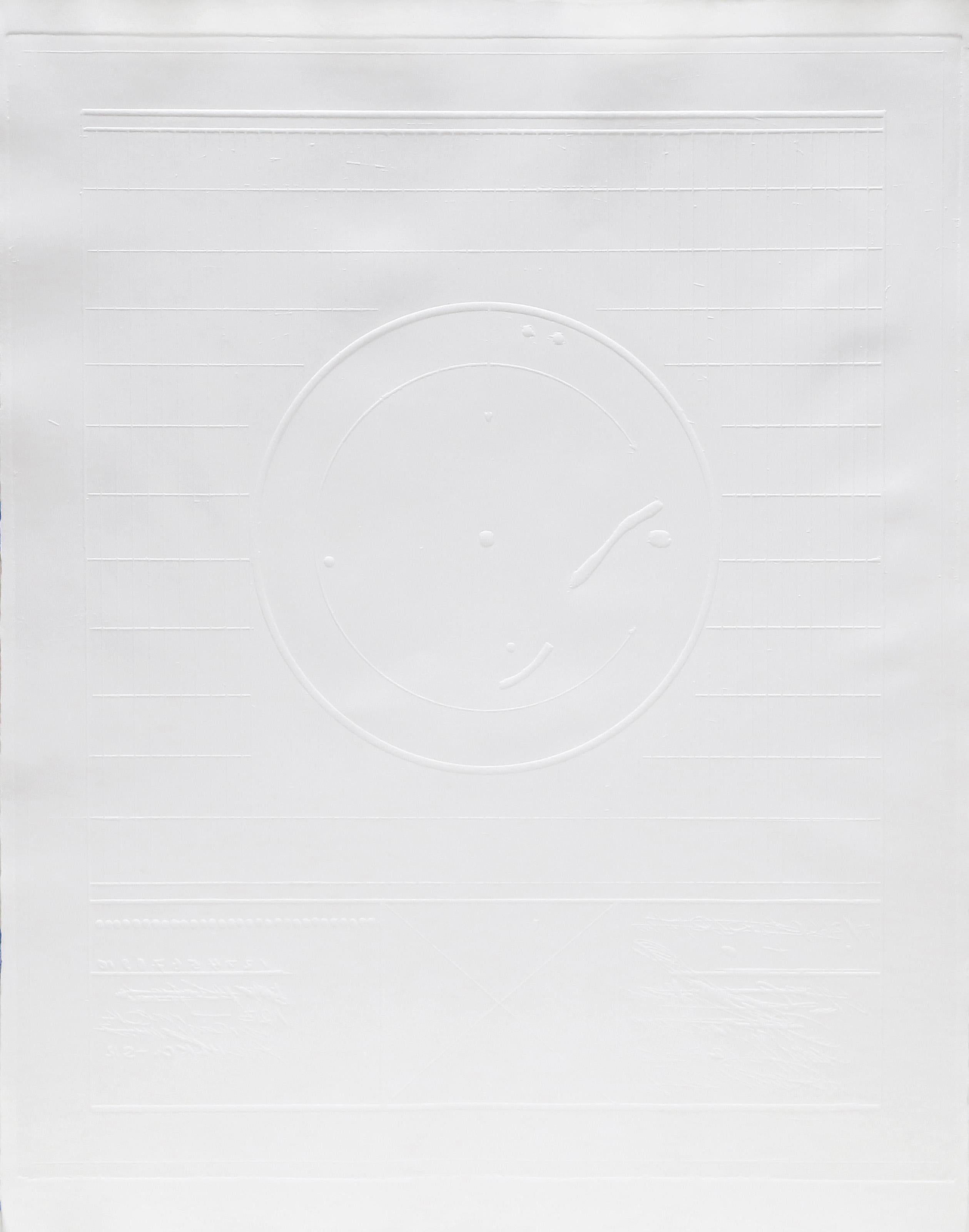 Ohne Titel, konzeptioneller Stichtiefdruck von Shlomo Koren