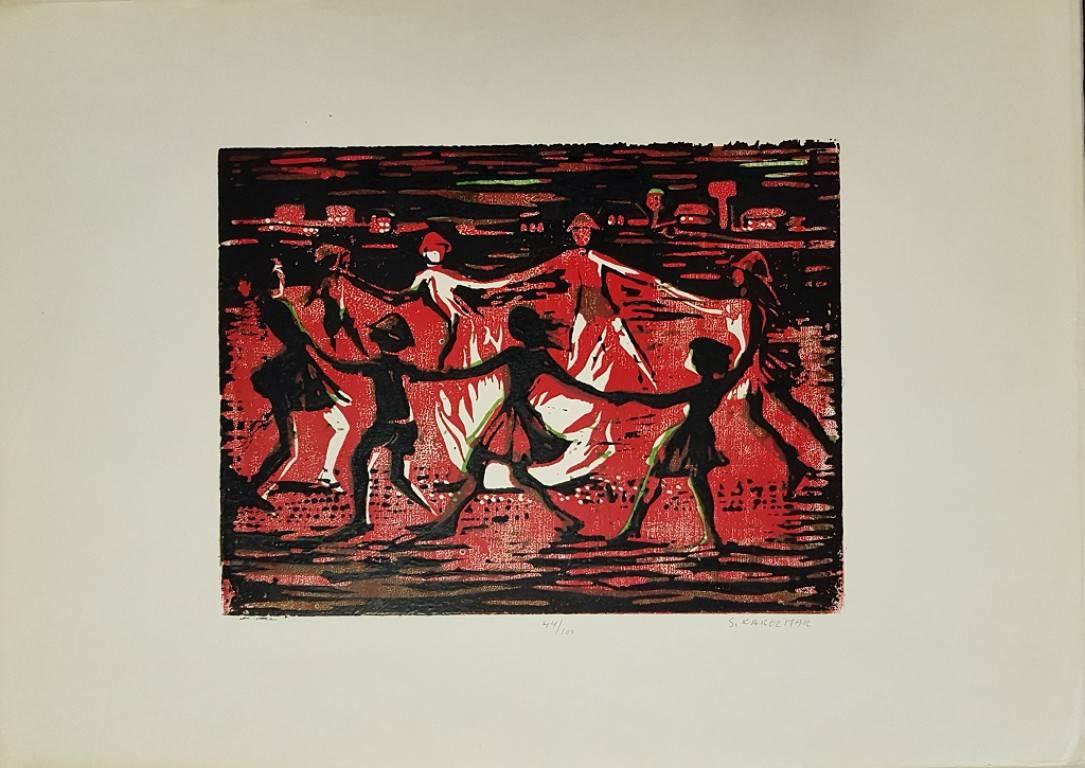 Unknown Figurative Print – Unbenannt