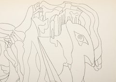 Sin título de Le Surrealisme en 1947, Aguafuerte surrealista de Bruno Capacci