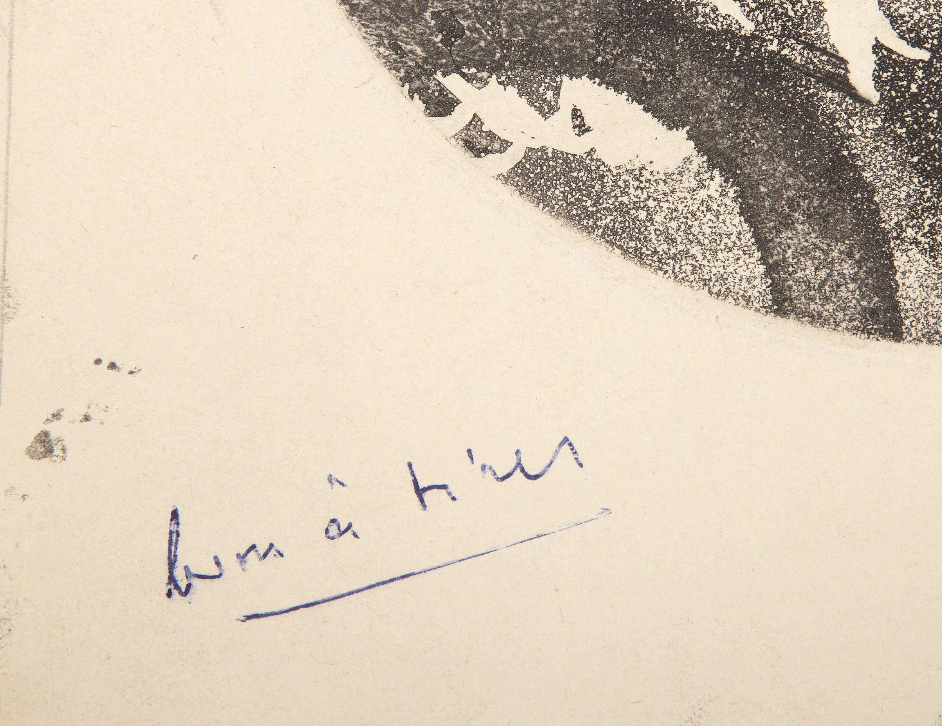 Untitled from Le Surrealisme en 1947, Surrealistische Radierung von Marcel Jean im Angebot 3