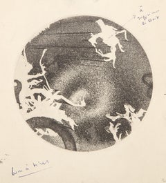 Sans titre du Surrealisme en 1947, gravure surréaliste de Marcel Jean