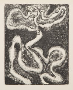 Untitled from Le Surrealisme en 1947, Surrealist Etching by Maria Martins