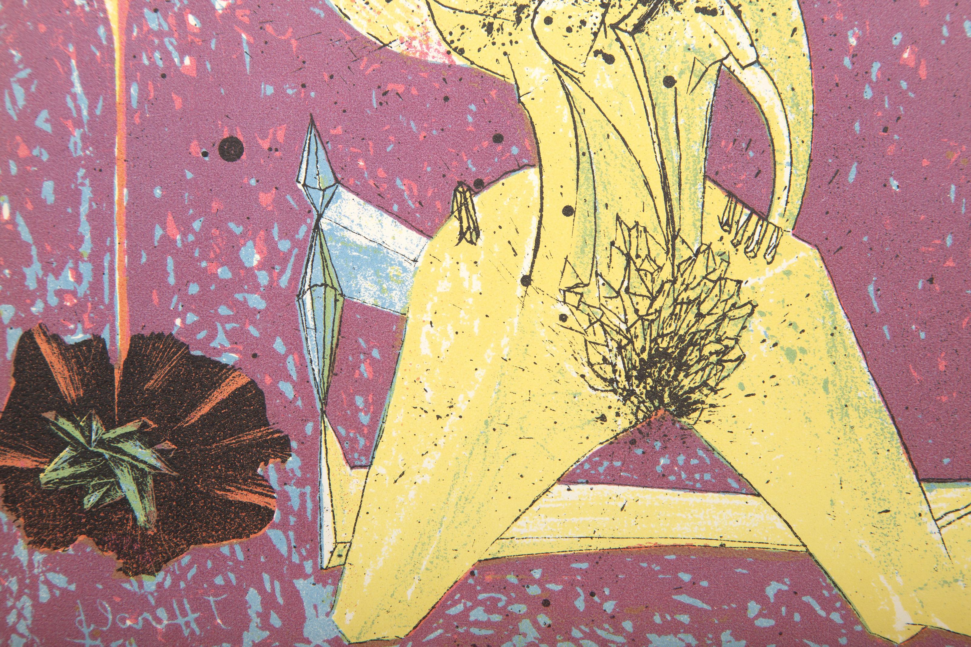 Untitled from Le Surrealisme en 1947, Surrealist Lithograph by Jacques Herold For Sale 2