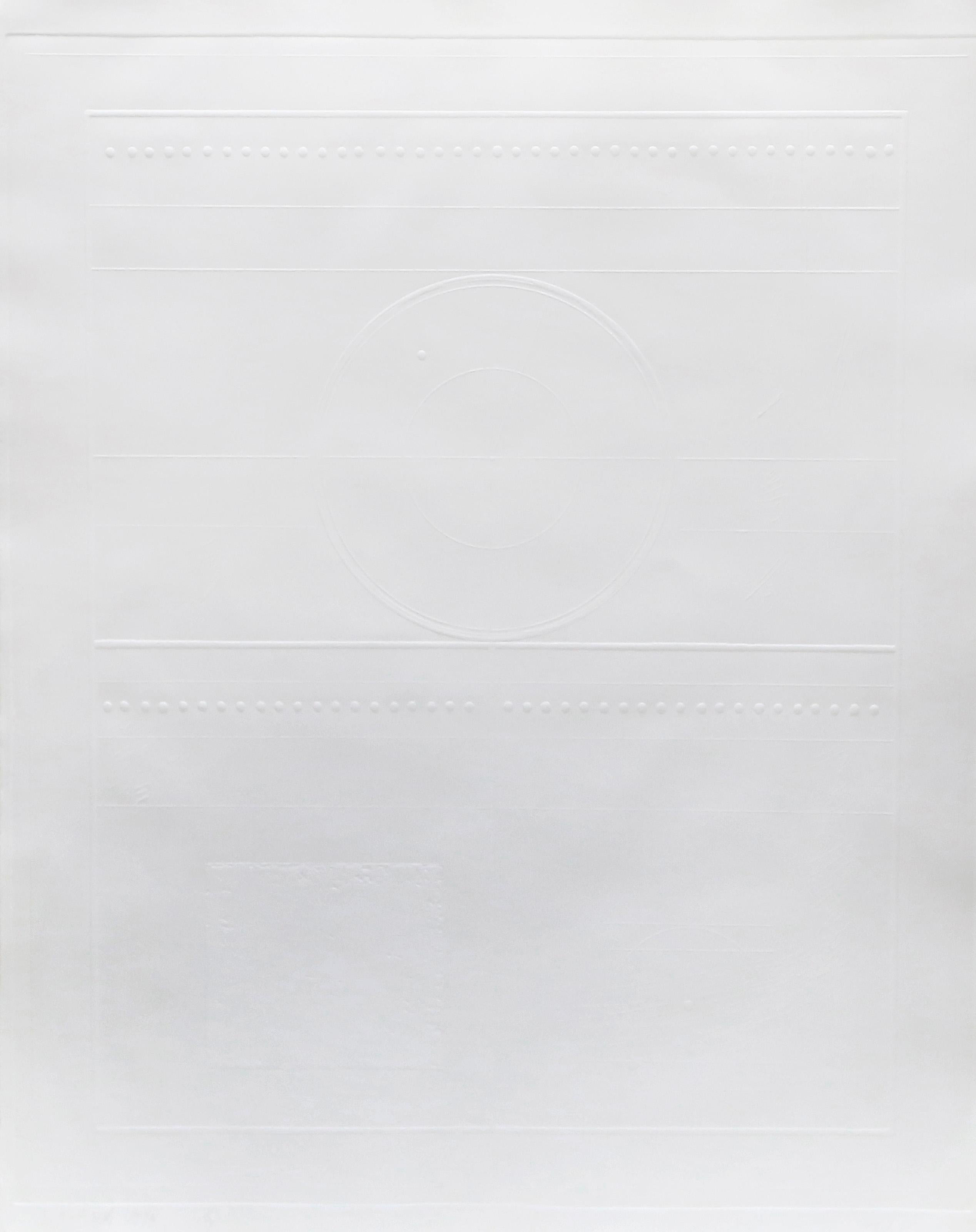 Ohne Titel II, konzeptioneller Stichtiefdruck von Shlomo Koren