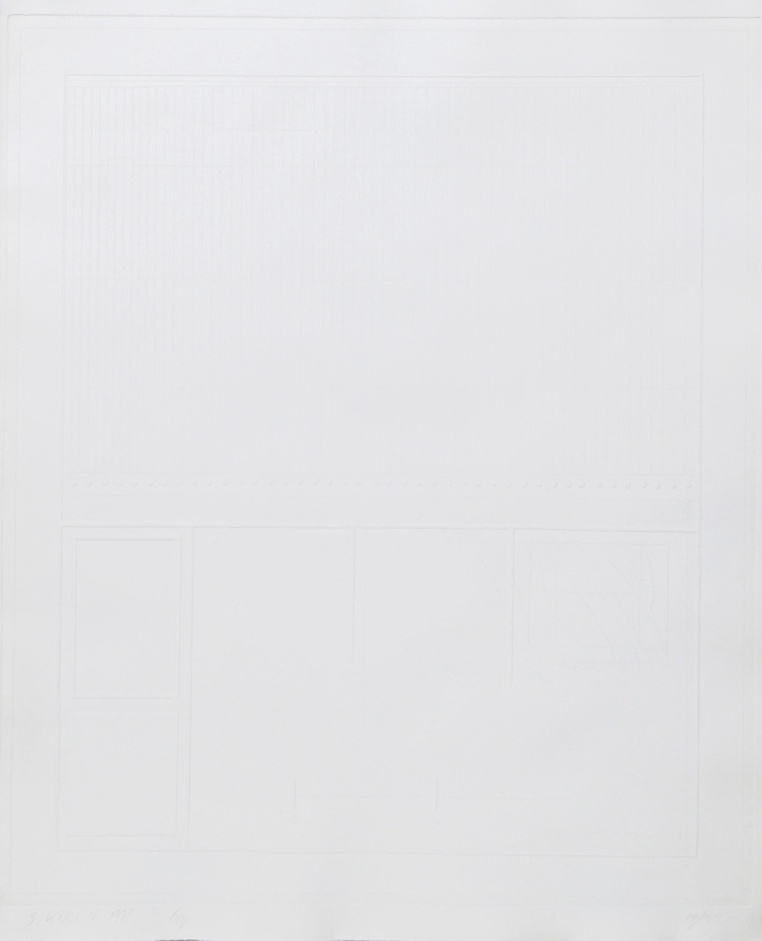 Untitled III, taille-douce conceptuelle de Shlomo Koren