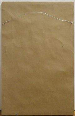 Original Water Color, framed.   Untitled, "Marketplace" by Angelini.