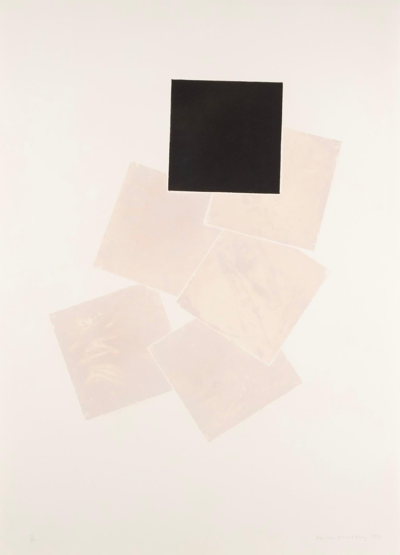 Untitled (Pink and Black) by Stephen Buckley, 1999