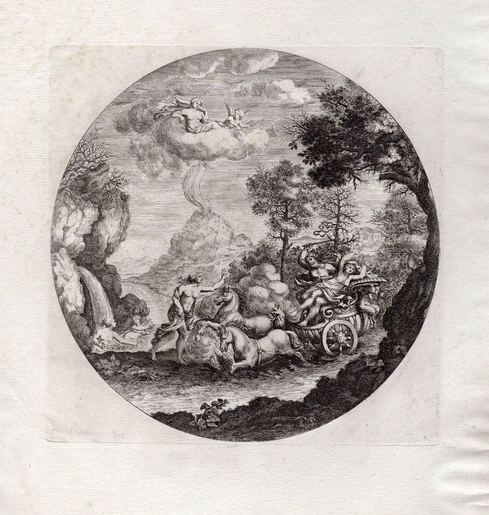 Unknown Print - Untitled - The rape of Proserpina by Pluto.