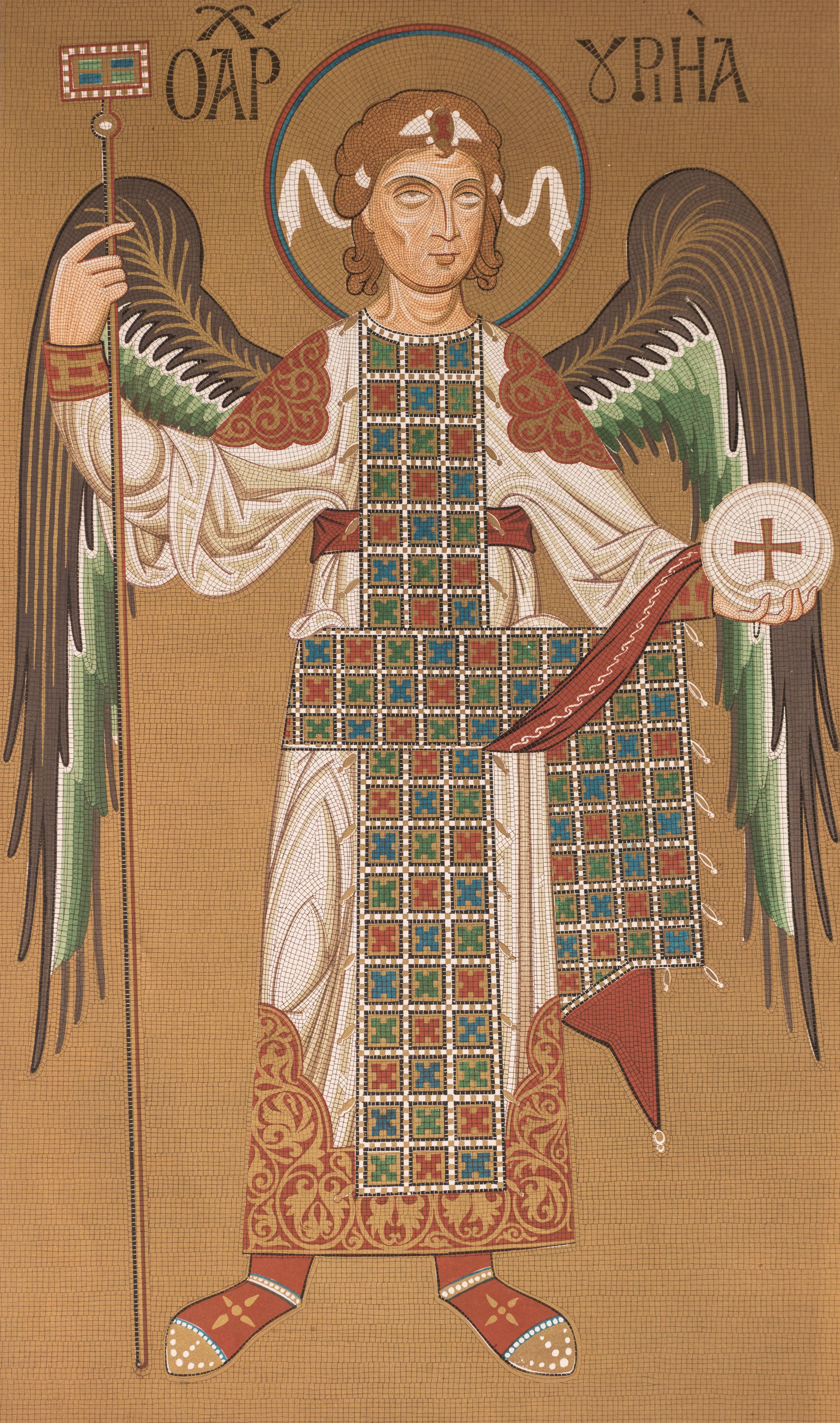 The Angel Uriel from the Basilica of San Marco in Venice - Print by Unknown