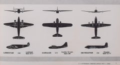USA and UK fighter plane identification poster WW2