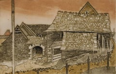 Valerie Thornton (1931-1991) - 1988 Aquatint, Le Besset