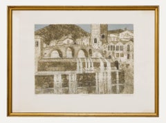 Valerie Thornton (1931-1991) - Framed 20th Century Aquatint, Fermignano
