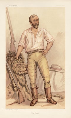 Vanity Fair Game Hunter Sir Frederick Courtenay Selous Intérêt pour l'Afrique/safari