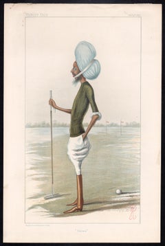 Vanity Fair Polo - Maharaja of Patiala. India / sporting