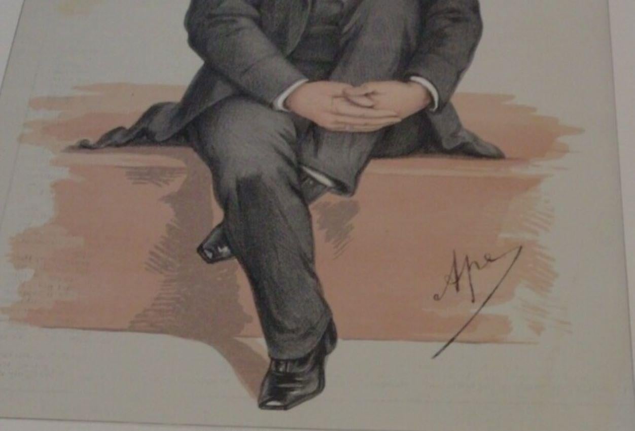 Vanity Fair Druck Lord Lyttelton MP  mehr Nr. 80 (Braun), Portrait Print, von Unknown