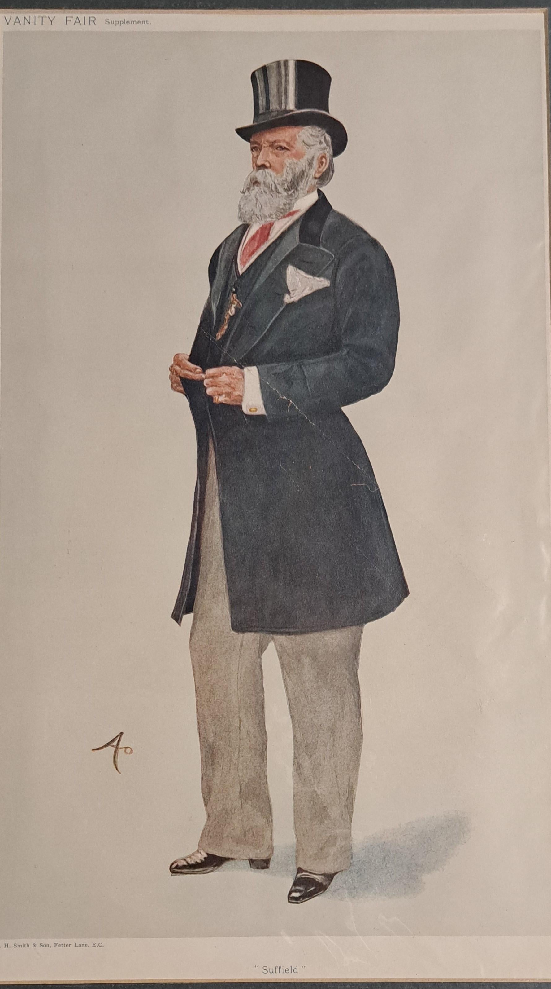 Vanity Fair Druck, Männer der Zeit Nr. 1075 Lord Suffield  – Print von Unknown