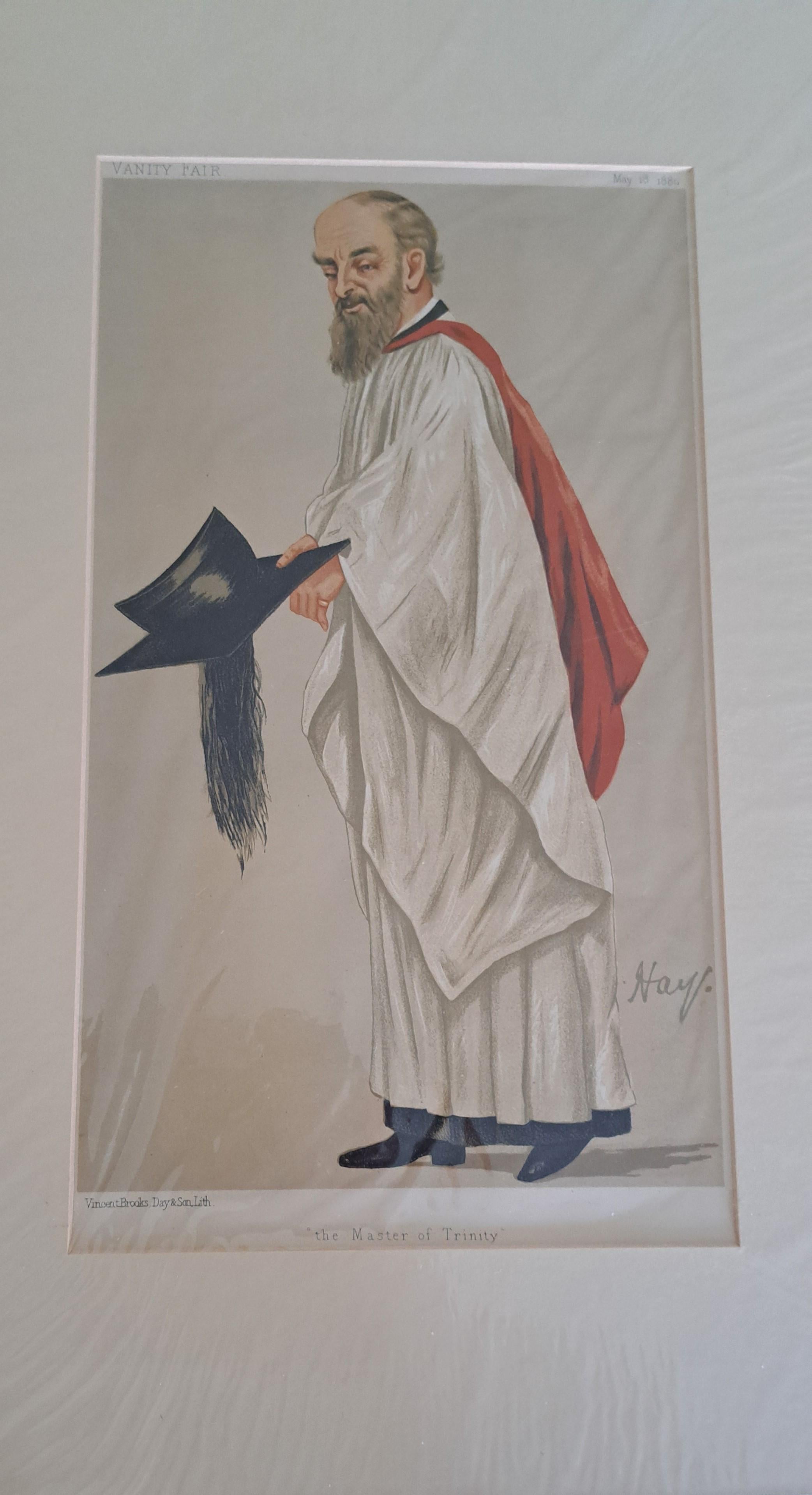 Vanity Fair Print, Männer des Tages rev montague butler (Grau), Portrait Print, von Unknown