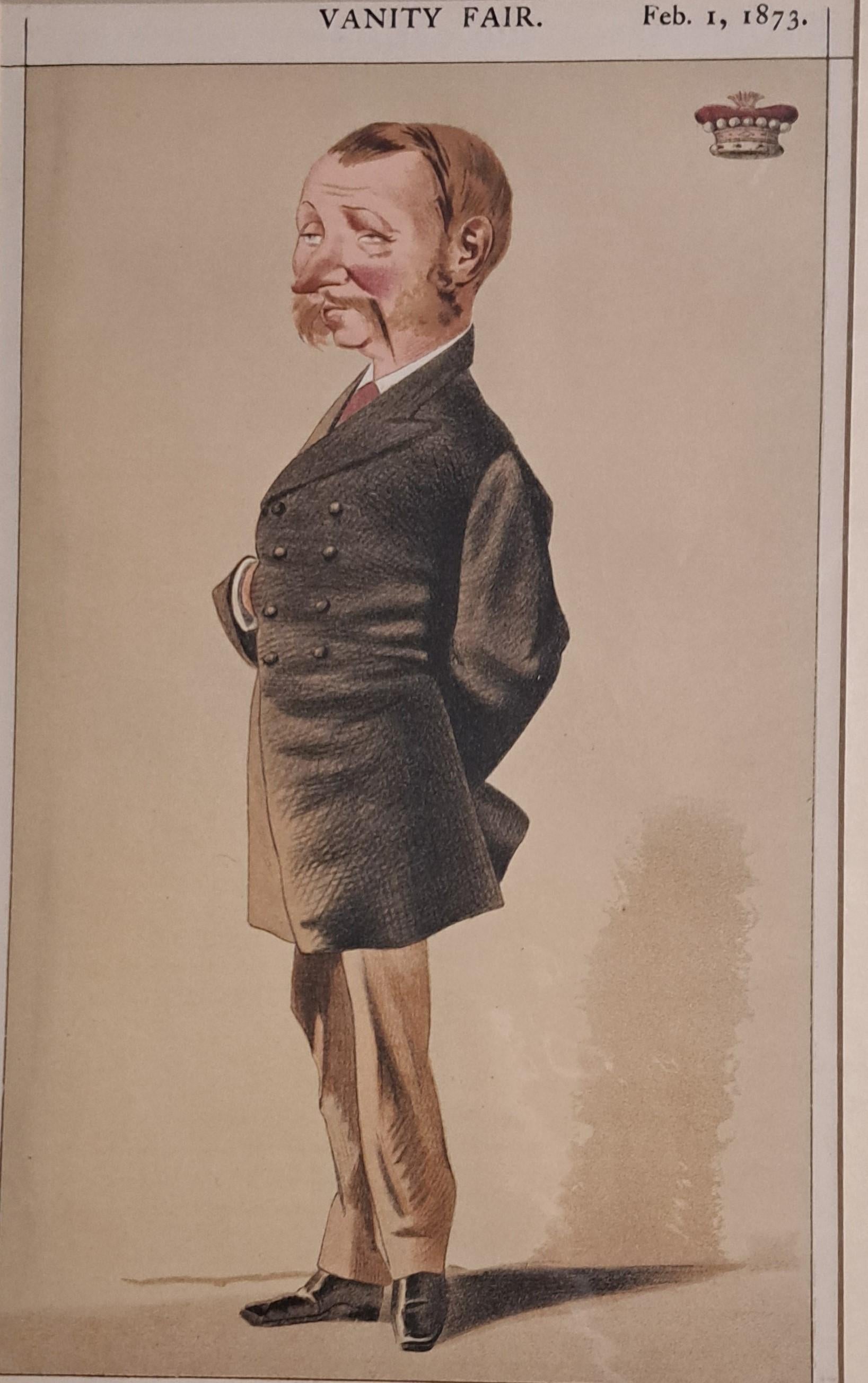 Vanity Fair Print, Statesman no 138 the Earl of Galloway - Brown Portrait Print by Unknown