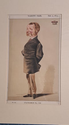 Vanity Fair Print, Statesman no 138 the Earl of Galloway