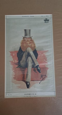 Vanity Fair Print, statesmen Earl Spencer
