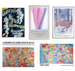 Various Late Century Posters by Dubuffet, Bonnard, Louis, and Johns
