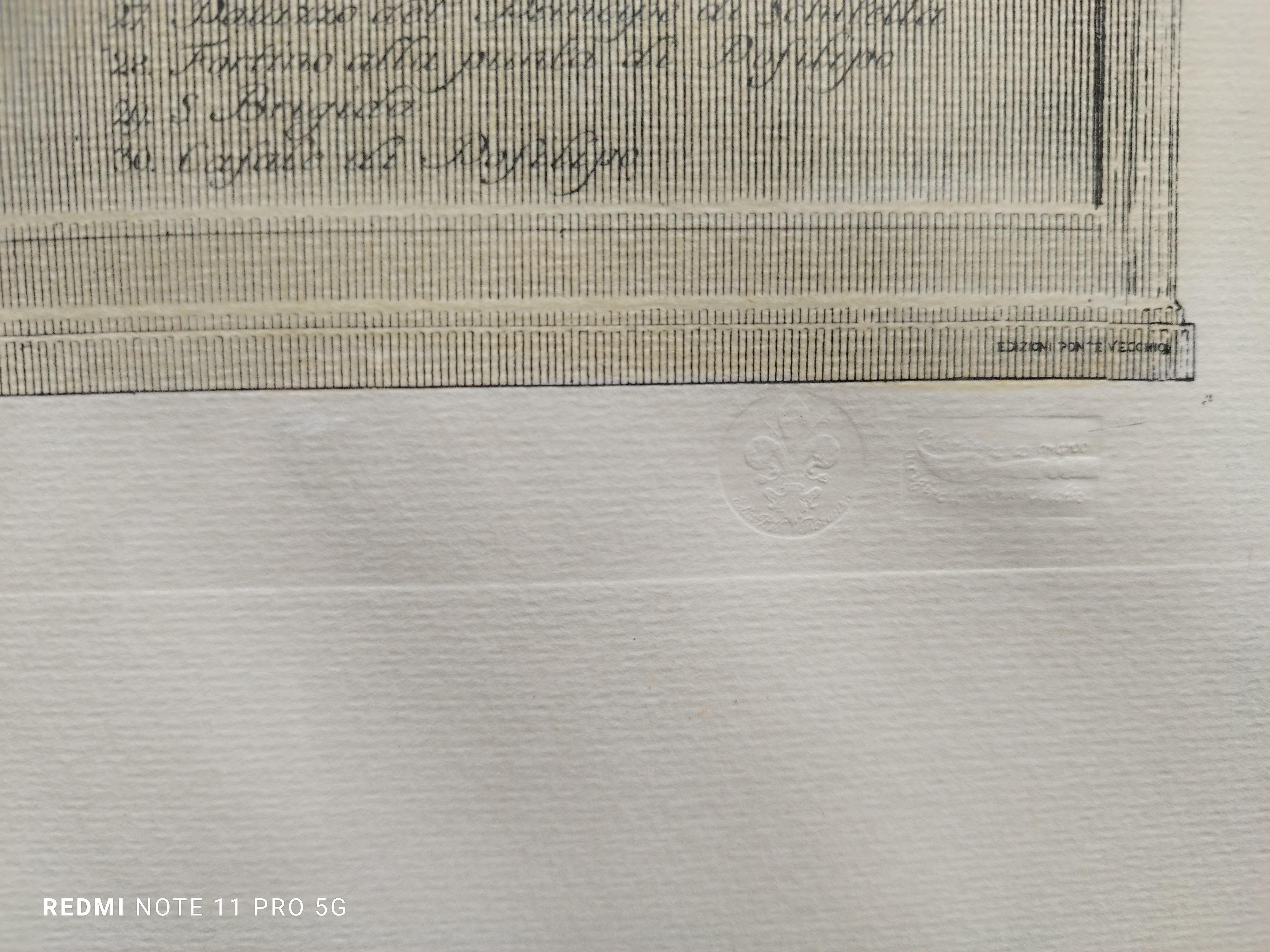 VEDUTA DI CHIAIA, Antonio Cardon - Druck auf Papier mit Rahmen, modern im Angebot 11