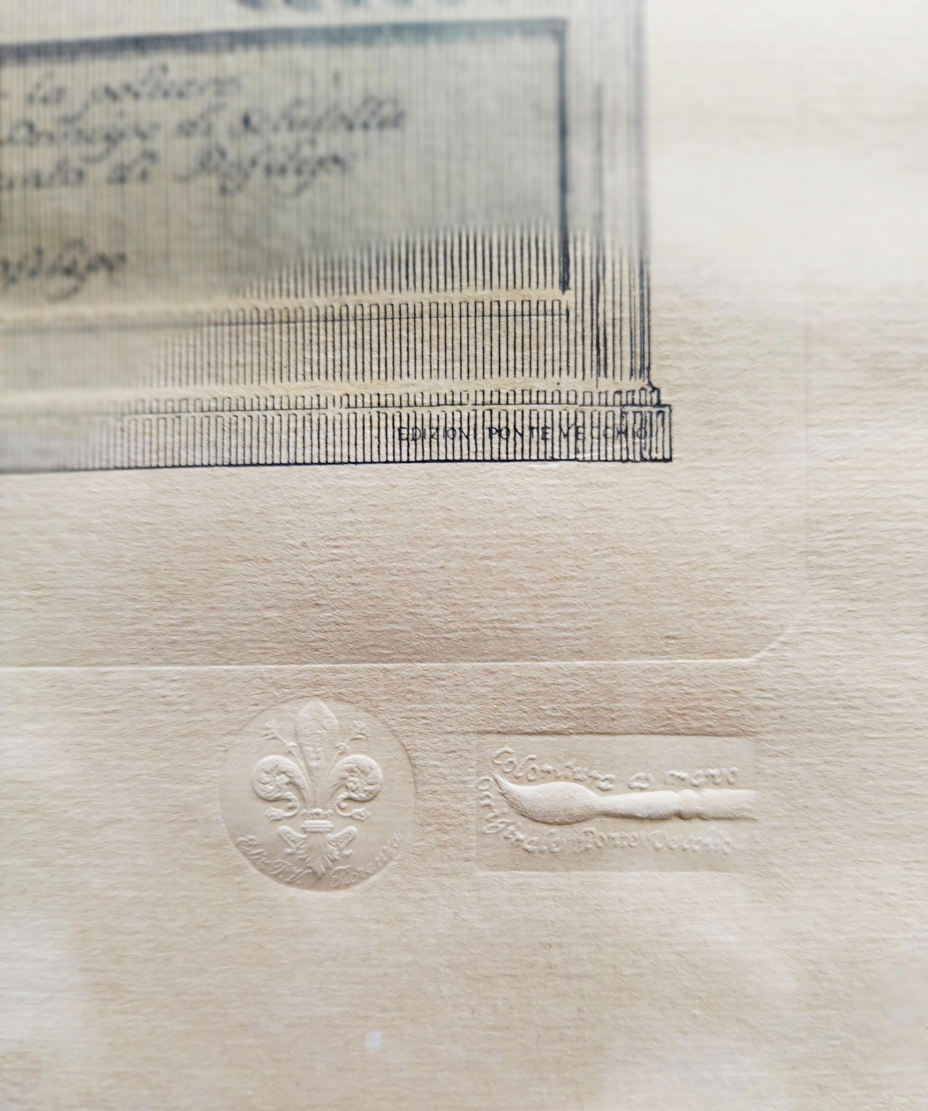 VEDUTA DI CHIAIA, Antonio Cardon - Druck auf Papier mit Rahmen, modern – Print von Unknown