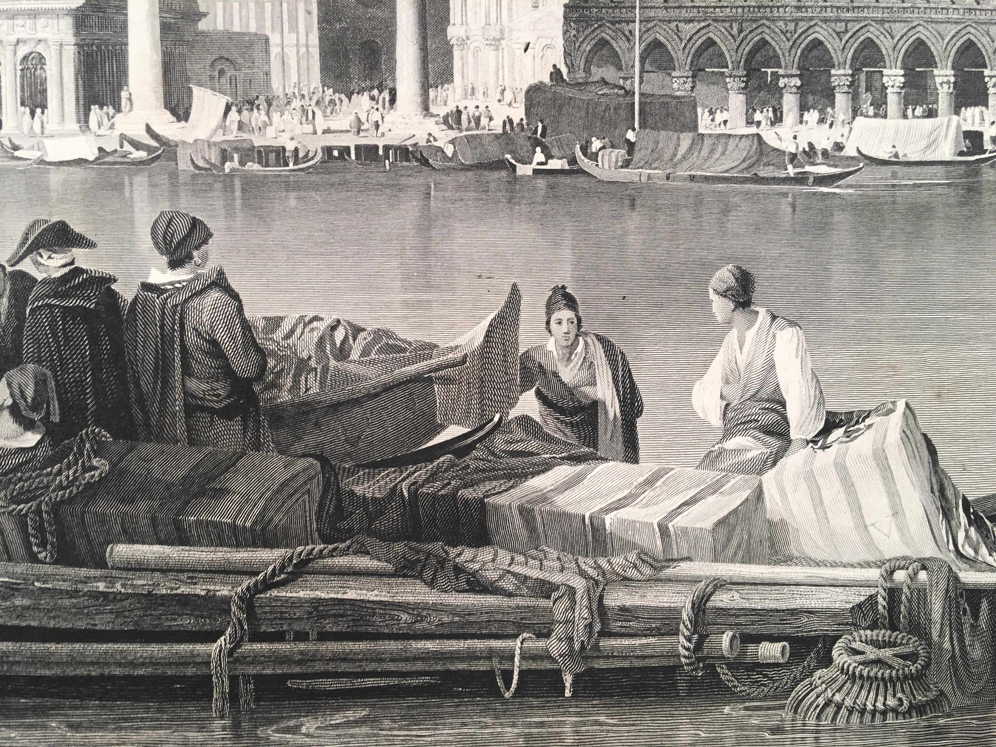 Venice - Grand Canale Piazzo San Marco - Print by Unknown