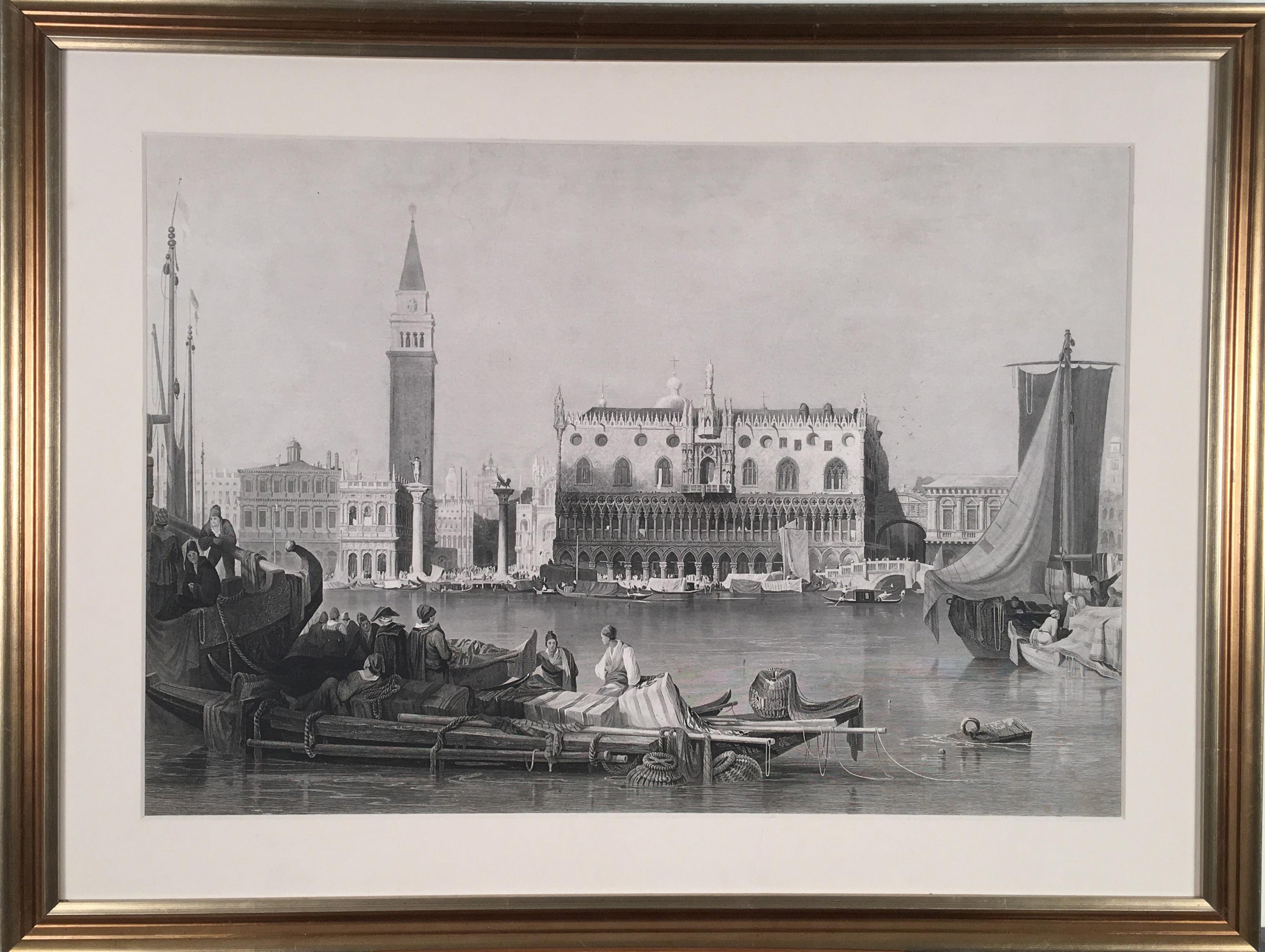 Unknown Landscape Print - Venice - Grand Canale Piazzo San Marco