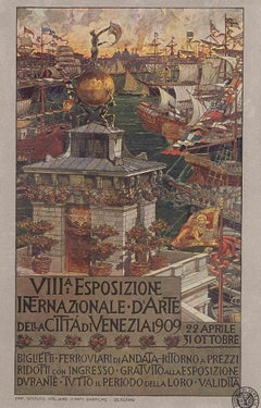 Venice International Art Exhibition - Vintage Poster - 1909