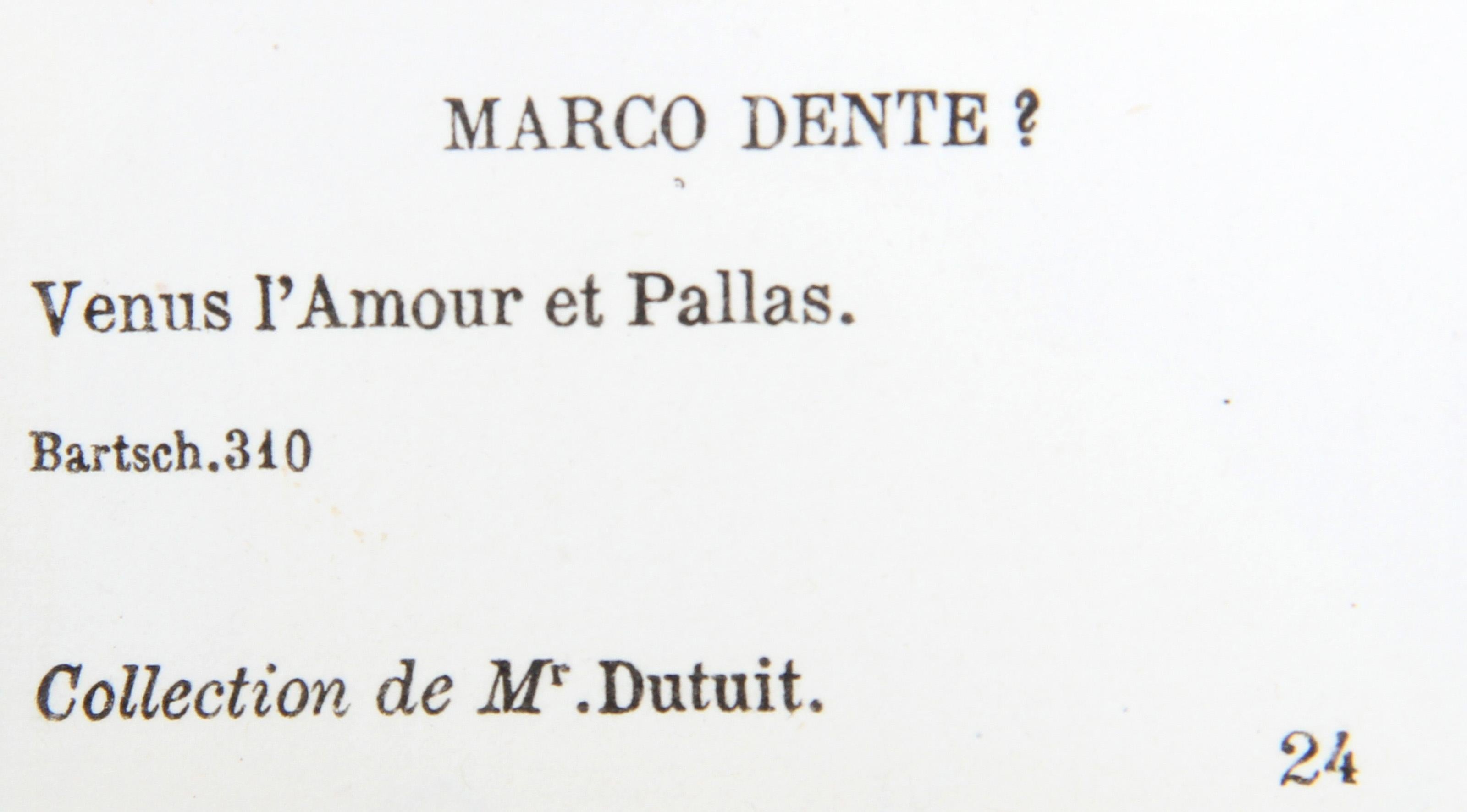 Venus l'Amour et Pallas, Eliografia di Marco Dente in vendita 1